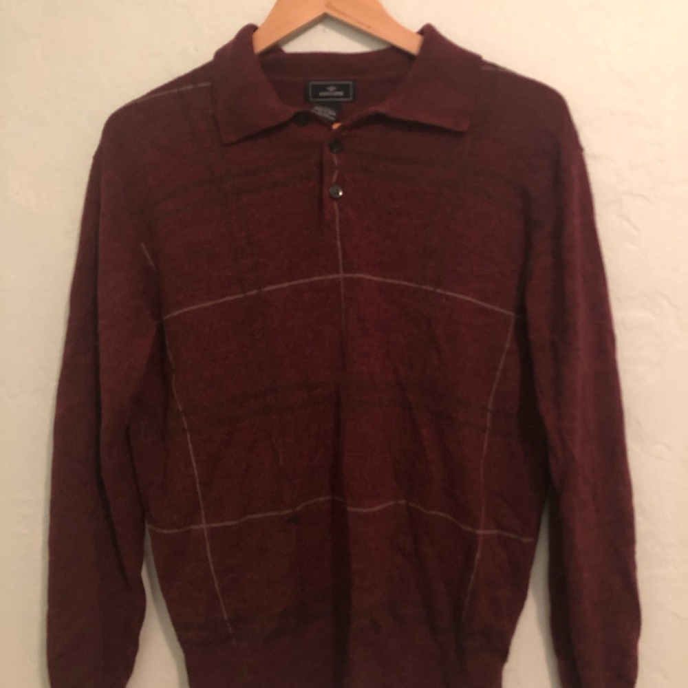 Collegiate Burgandy Dockers Sweater Men’s Small